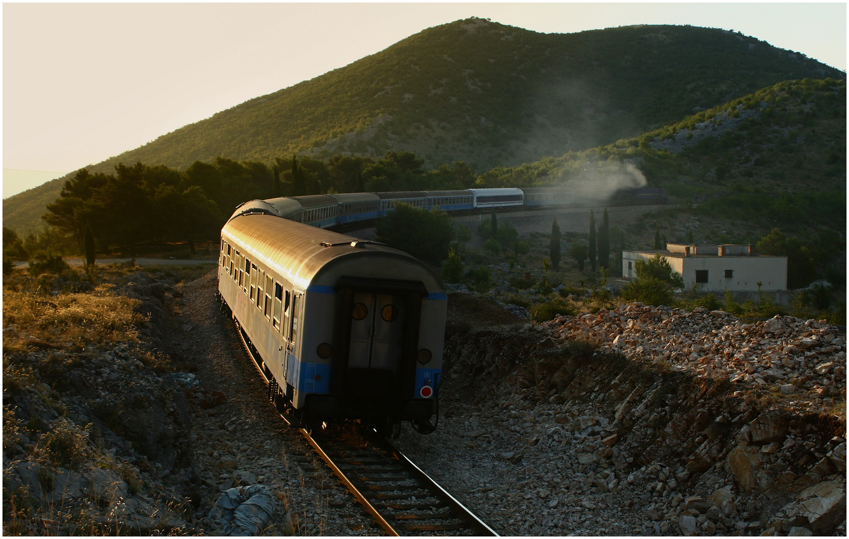 Mit dem Schnellzug durch die Berge XXXIX