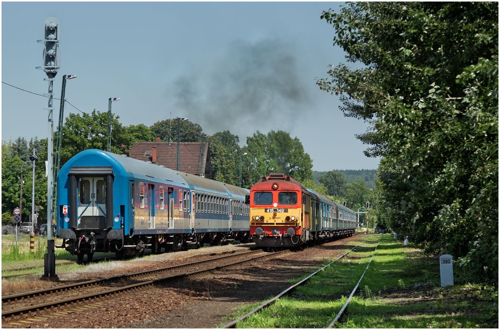 Mit dem Schnellzug durch die Hecke DCCXVII