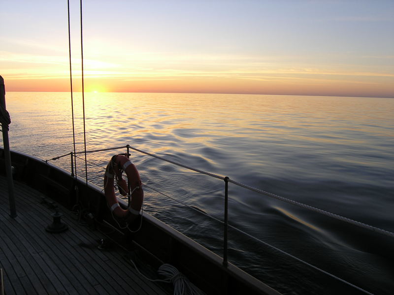 mit dem Segelschoner auf der Ostsee