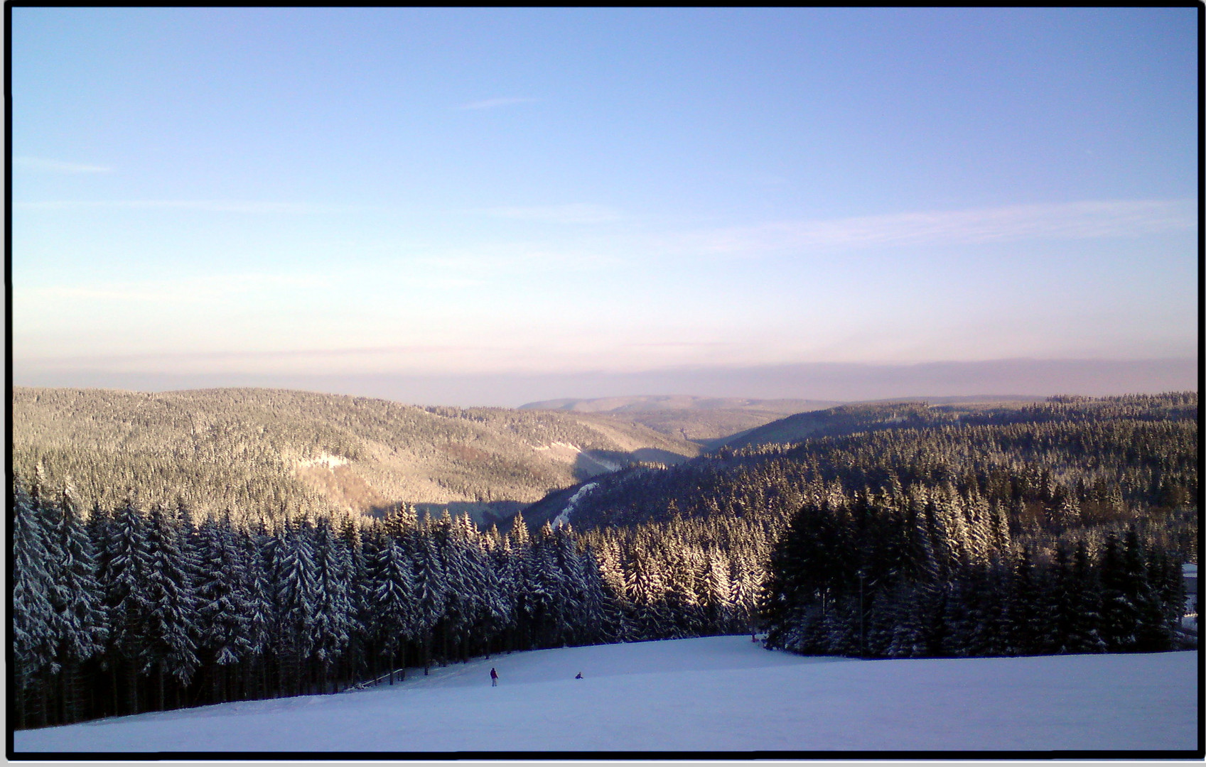 Mit dem Snowboard in die Sonne