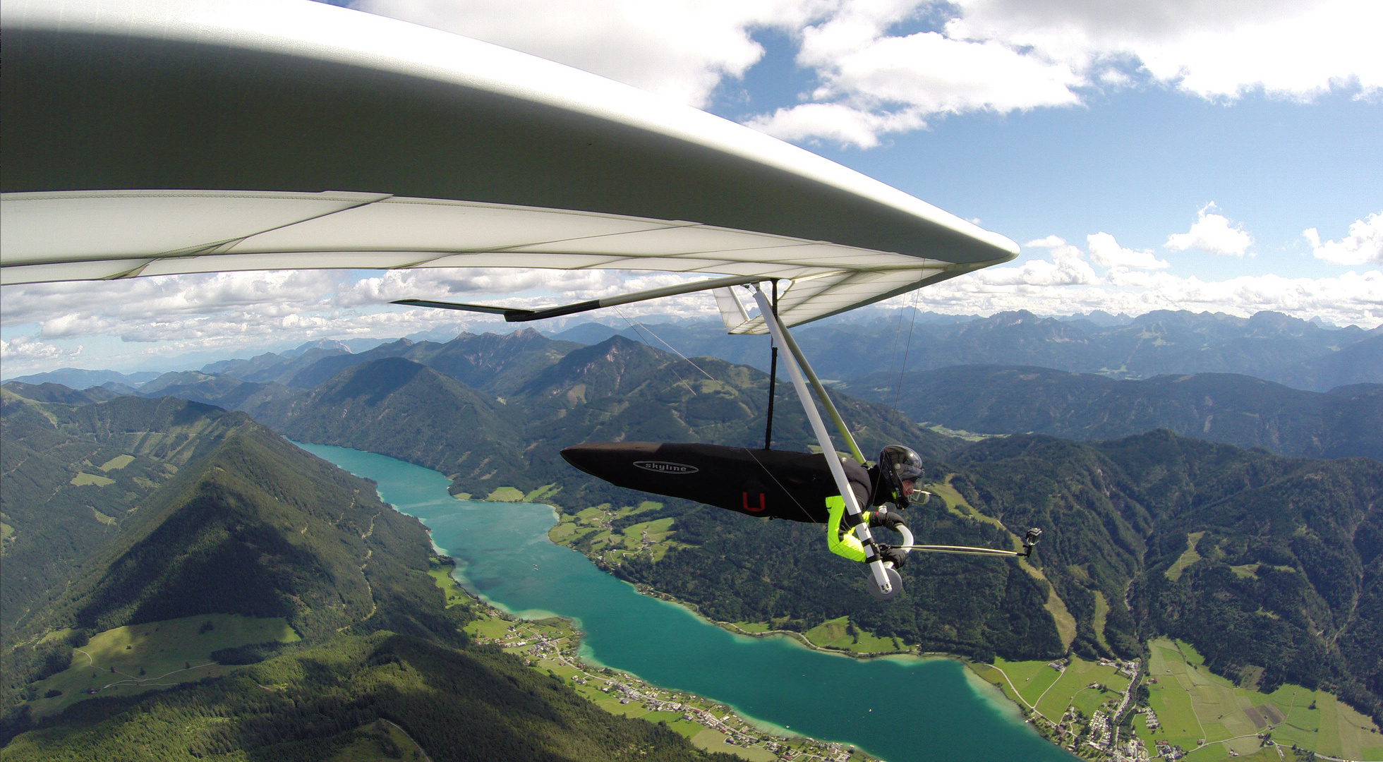 Mit dem Starrflügel IMPACT über dem Weissensee