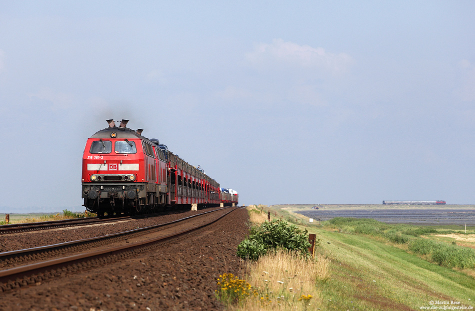 Mit dem Syltshuttle über den Hindenburgdamm