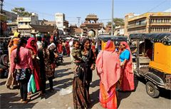 Mit dem Tuk Tuk ins Zentrum vom Jodhpur und dann zu Fuß weiter...