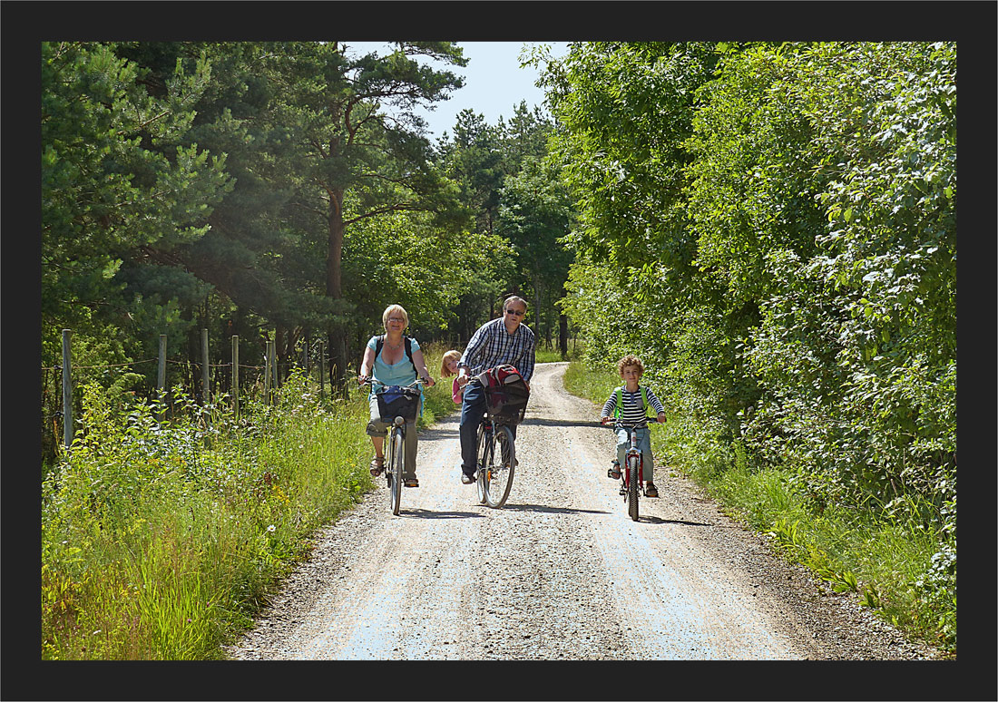 Mit dem Velo unterwegs