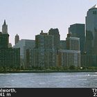 Mit dem Water Taxi auf dem Hudson River am Finance District