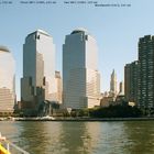 Mit dem Water Taxi auf dem Hudson River am World Financial Center