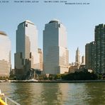 Mit dem Water Taxi auf dem Hudson River am World Financial Center