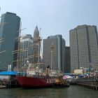 Mit dem Water Taxi im Seaport