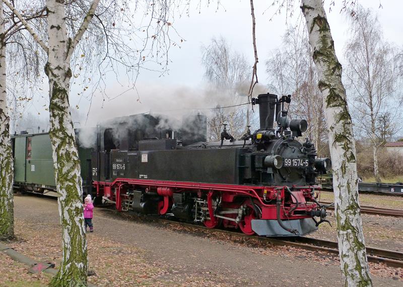 Mit dem "Wilden Robert" zum Mügelner Weihnachtsmarkt