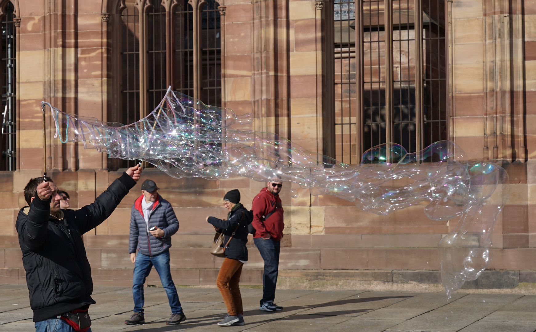 Mit dem Wind ...