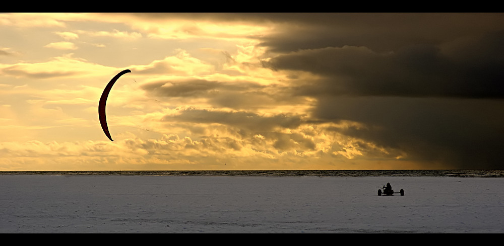 Mit dem Wind ...