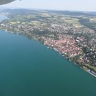 Mit dem Zeppelin bei Überlingen unterwegs  