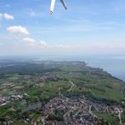 Mit dem Zeppelin über dem Bodensee