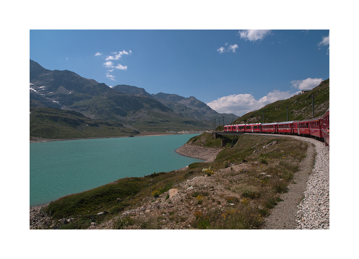 Mit dem Zug über die Alpen