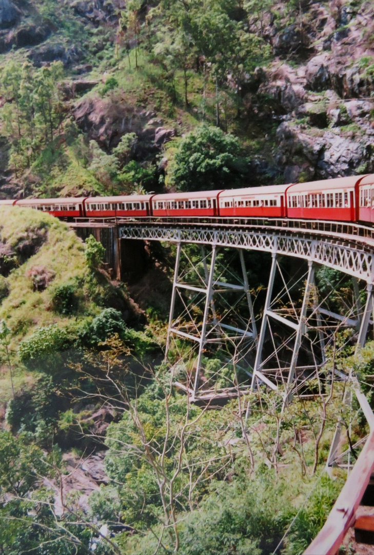 Mit dem Zug von Cairns nach Kuranda