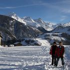 Mit den Enkelkindern in Disentis