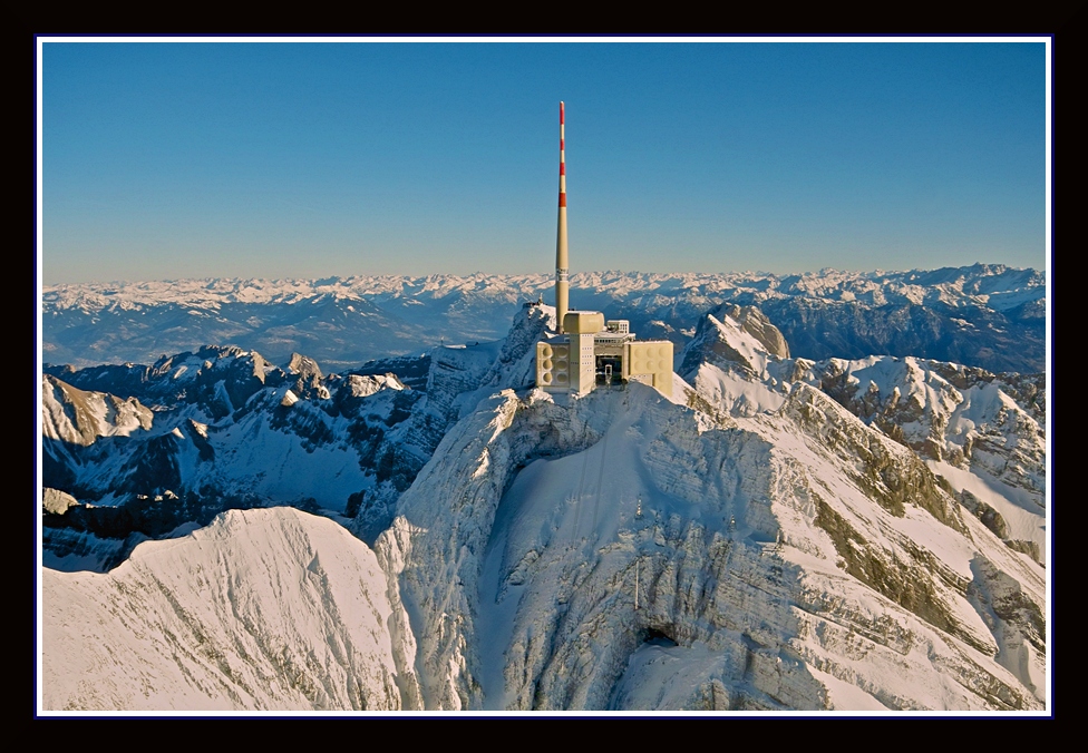 Mit den Flügeln dem Säntis die Hand gereicht