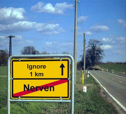 Mit den Nerven am Ende