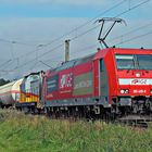 Mit der 185 405-8 IGE und einer Diesellok zum WM Titel 2014