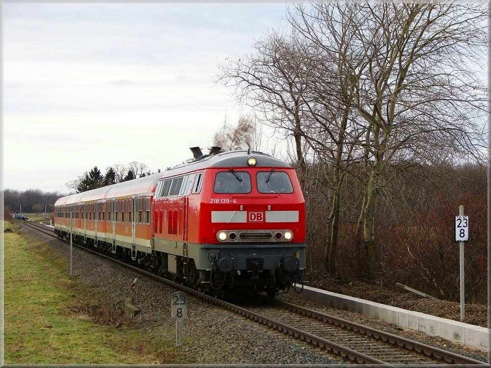 Mit der 218 durch die Voreifel