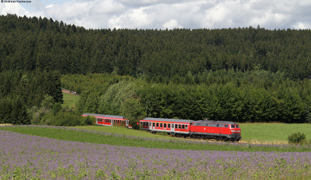 Mit der 218er auf der hinteren Höllental