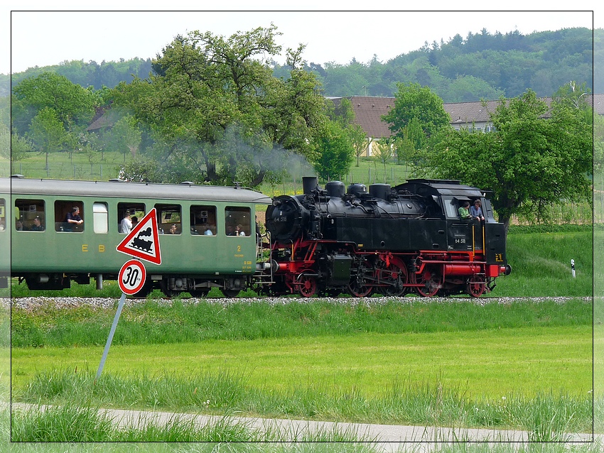 Mit der 64er bergab