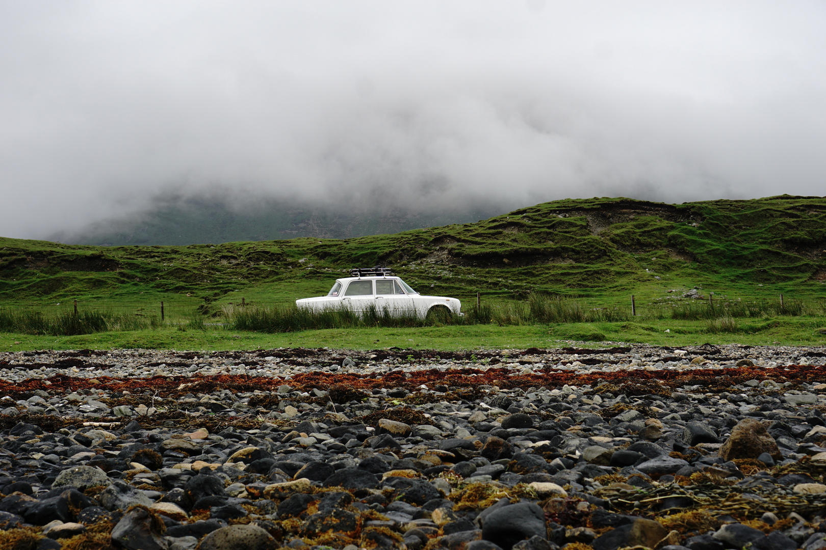 Mit der Alfa Giulia in Schottland