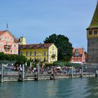 Mit der Ankunft im Lindauer Hafen am Bodensee…