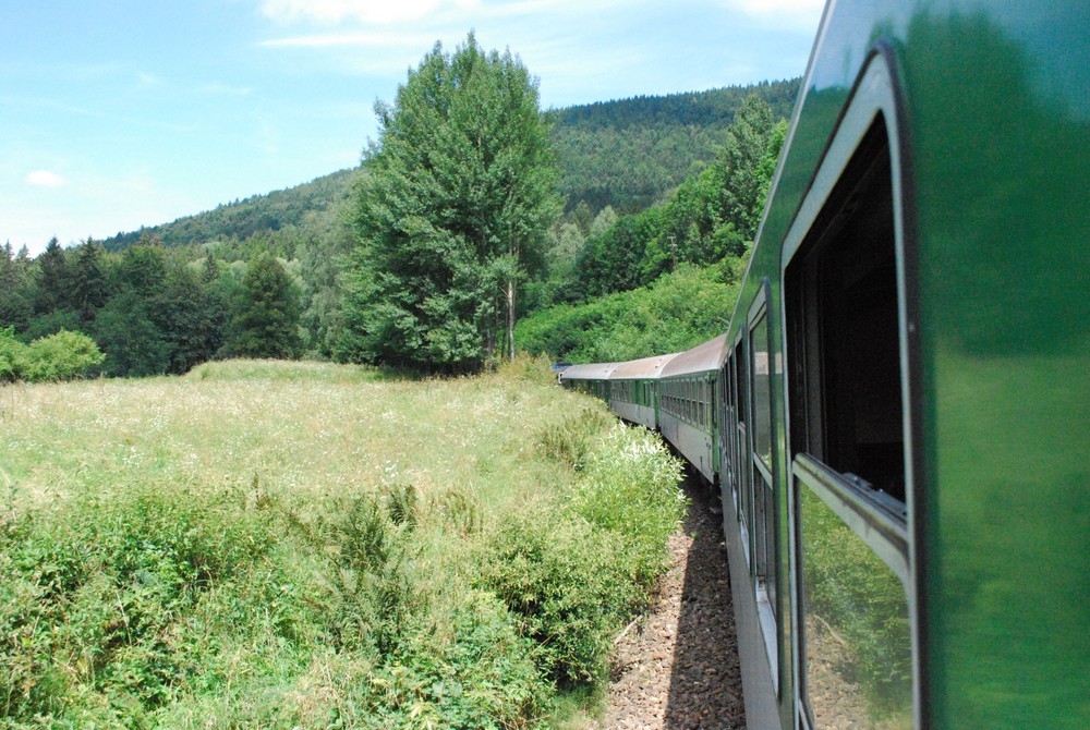 Mit der Bahn durch Böhmen