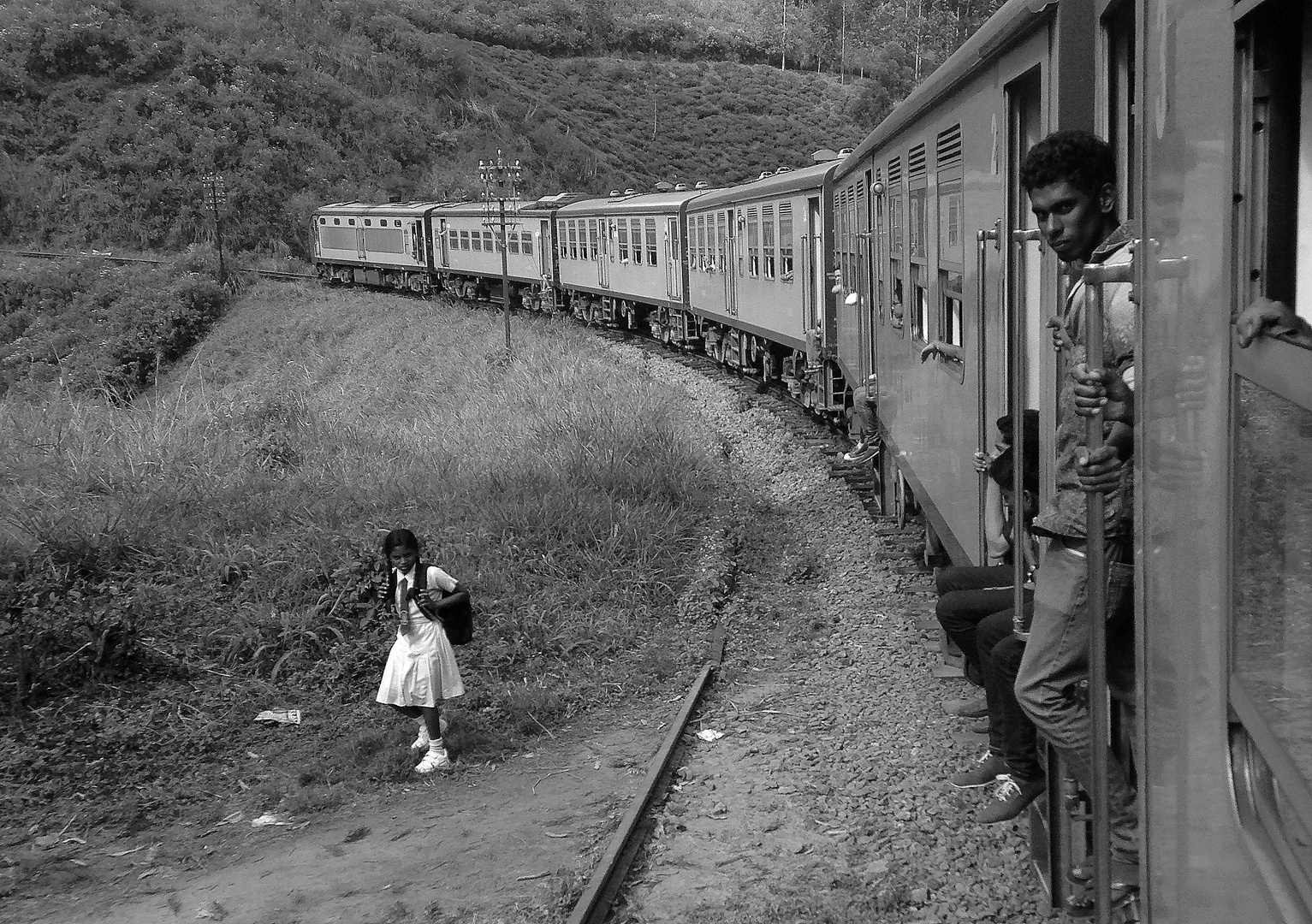 Mit der Bahn durch Sri Lanka