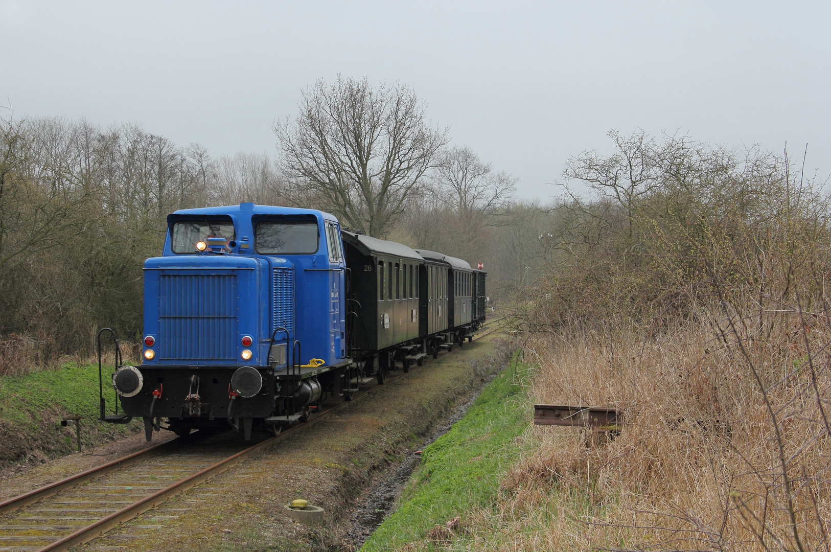 Mit der Bahn zum Strand