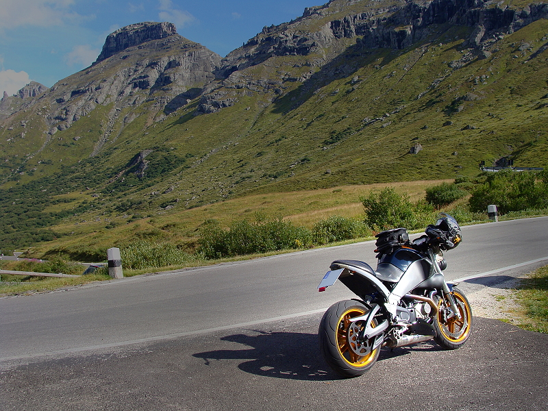 Mit der Buell auf Tour