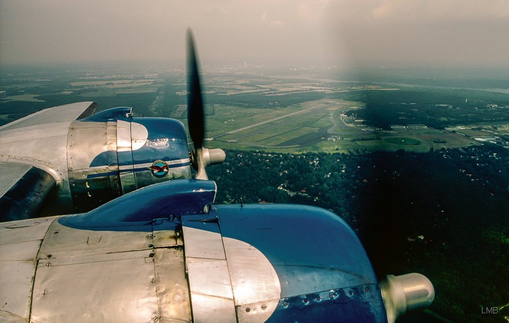 Mit der DC-4 über Gatow