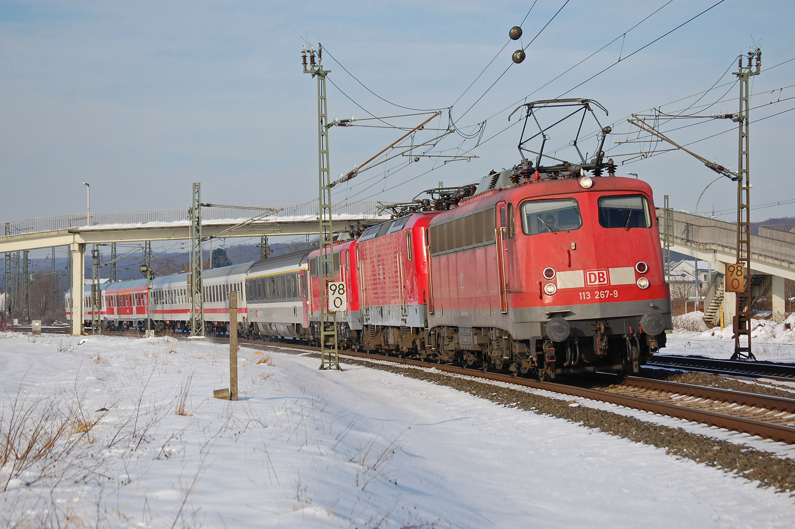 Mit der ehmaligen E10.12 durch den Winter...