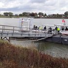 Mit der Fahrradfähre übern Rhein