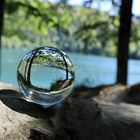 mit der Glaskugel am Lac du Ballon