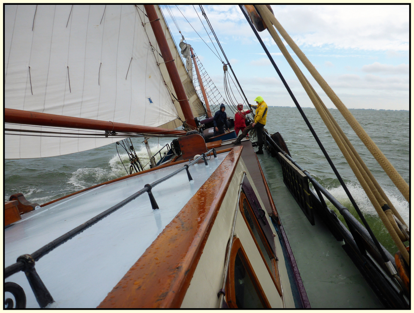 Mit der Hollandia auf dem IJsselmeer