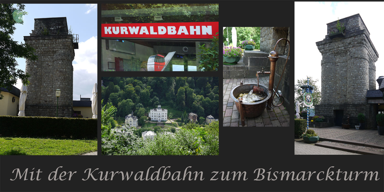 Mit der Kurwaldbahn zum Bismarckturm