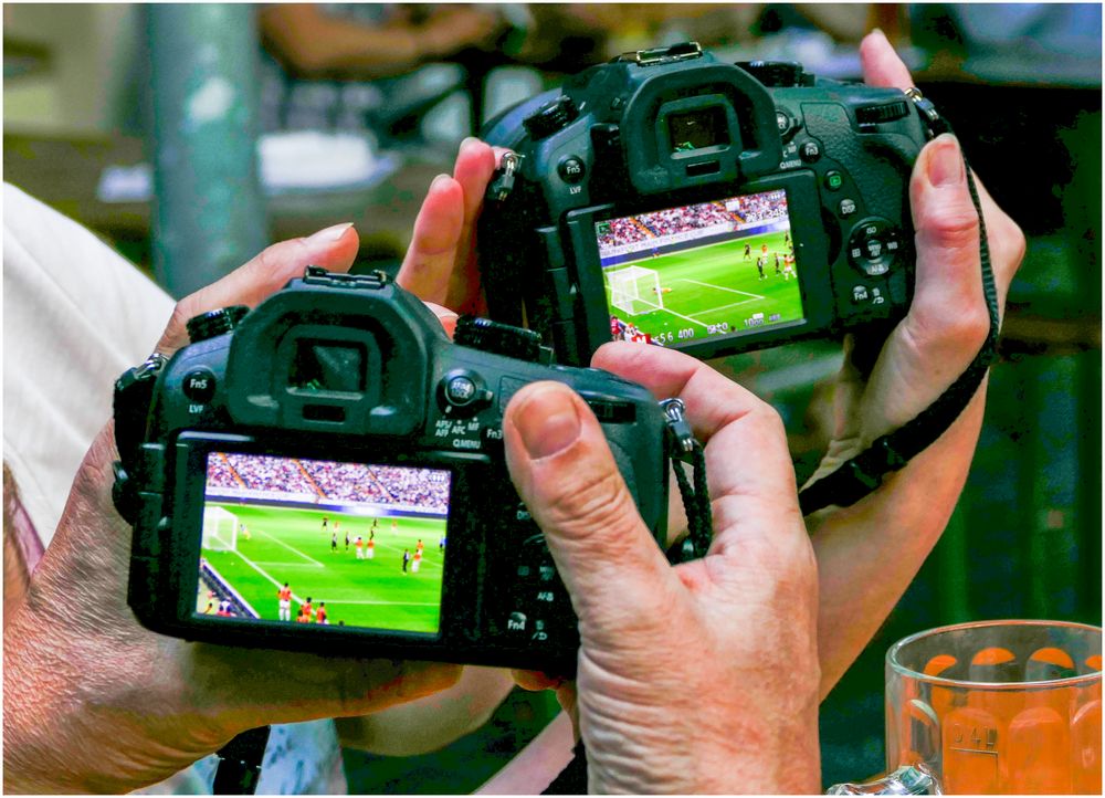 Mit der LUMIX beim Fussball !