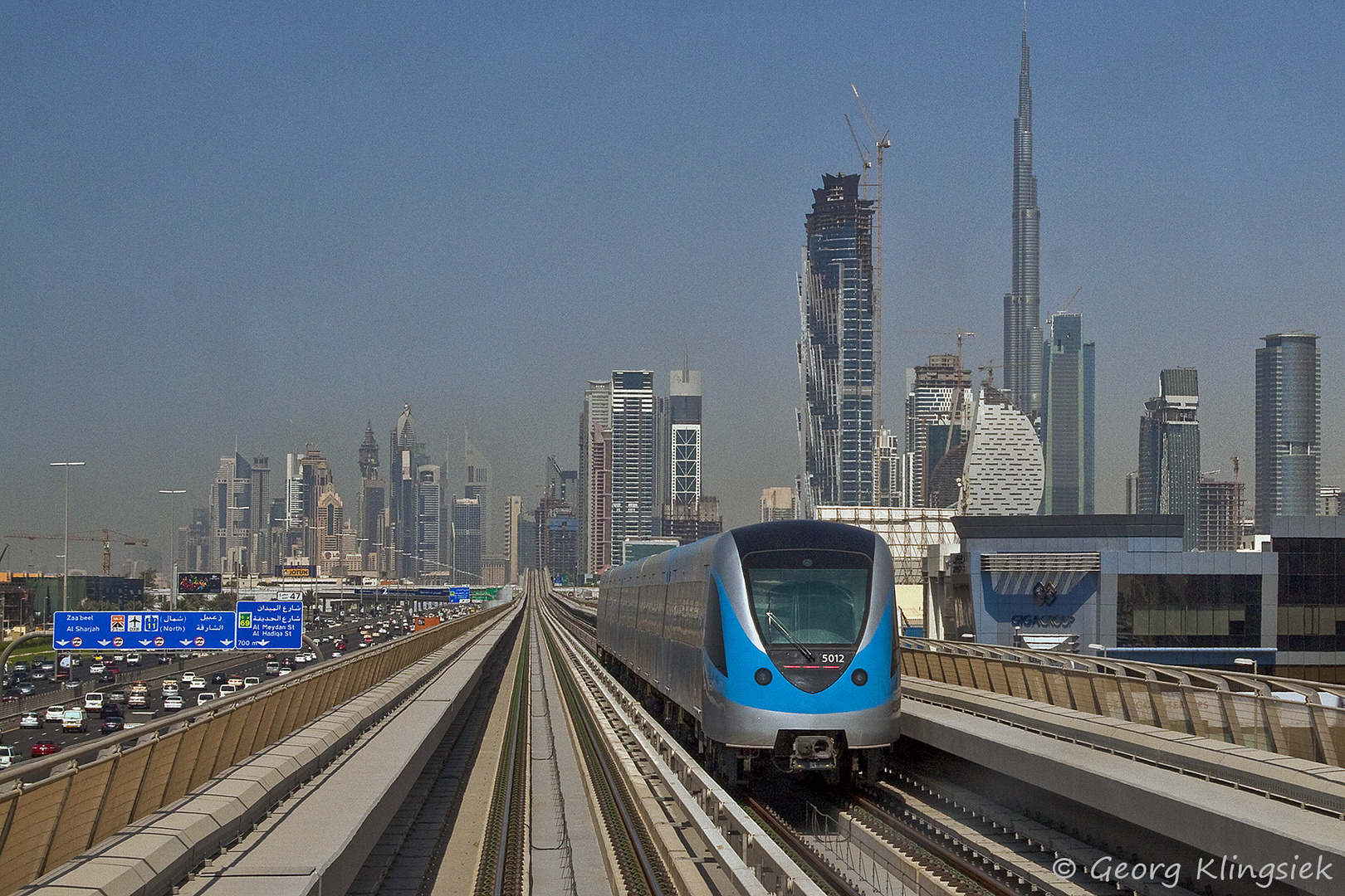 Mit der Metro ins Zentrum von Dubai 