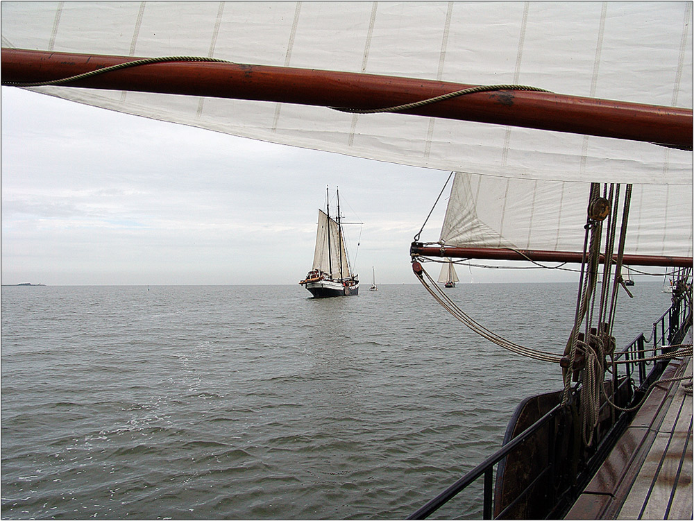 mit der *Nil Desperandum auf dem IJsselmeer