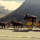 mit der Postkutsche über den Gotthard