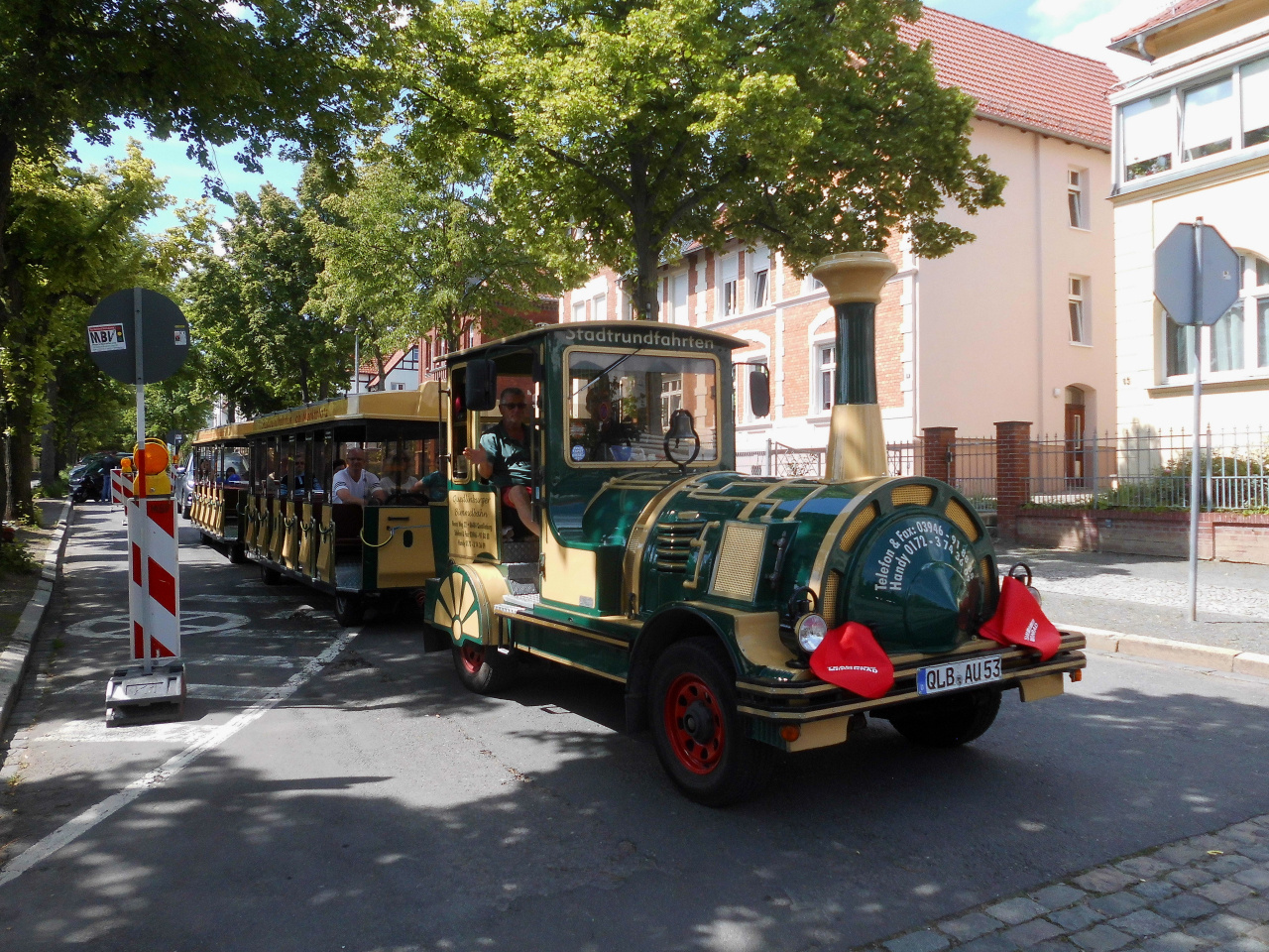 Mit der Quedlinburger Bimmelbahn zum Sachsen Anhalt Tag 1.