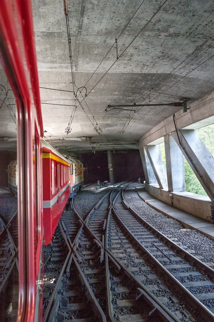 Mit der Rhätische Bahn unterwegs