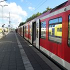 Mit der roten S - Bahn 