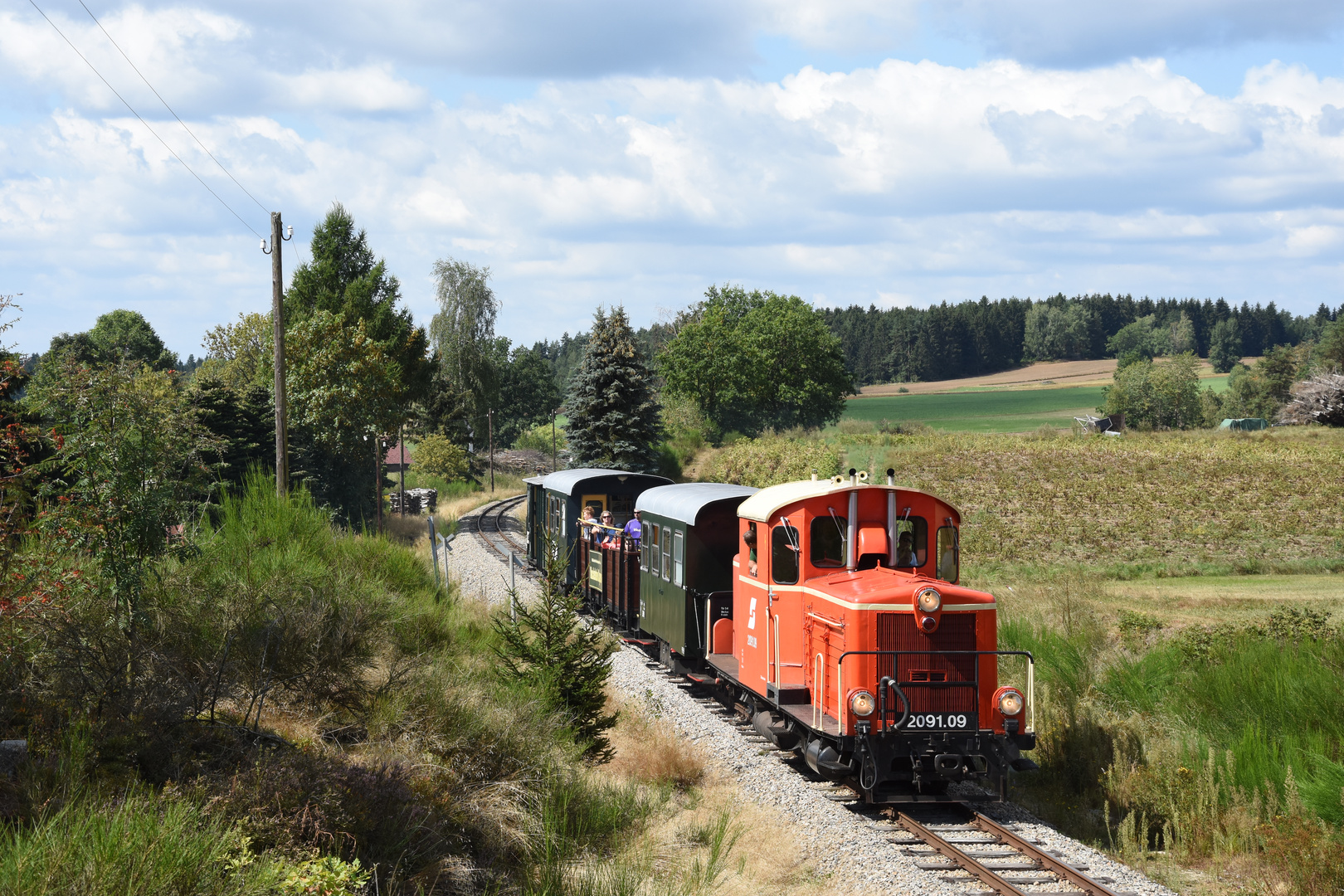 Mit der Schmalspurbahn nach Heidenreichstein