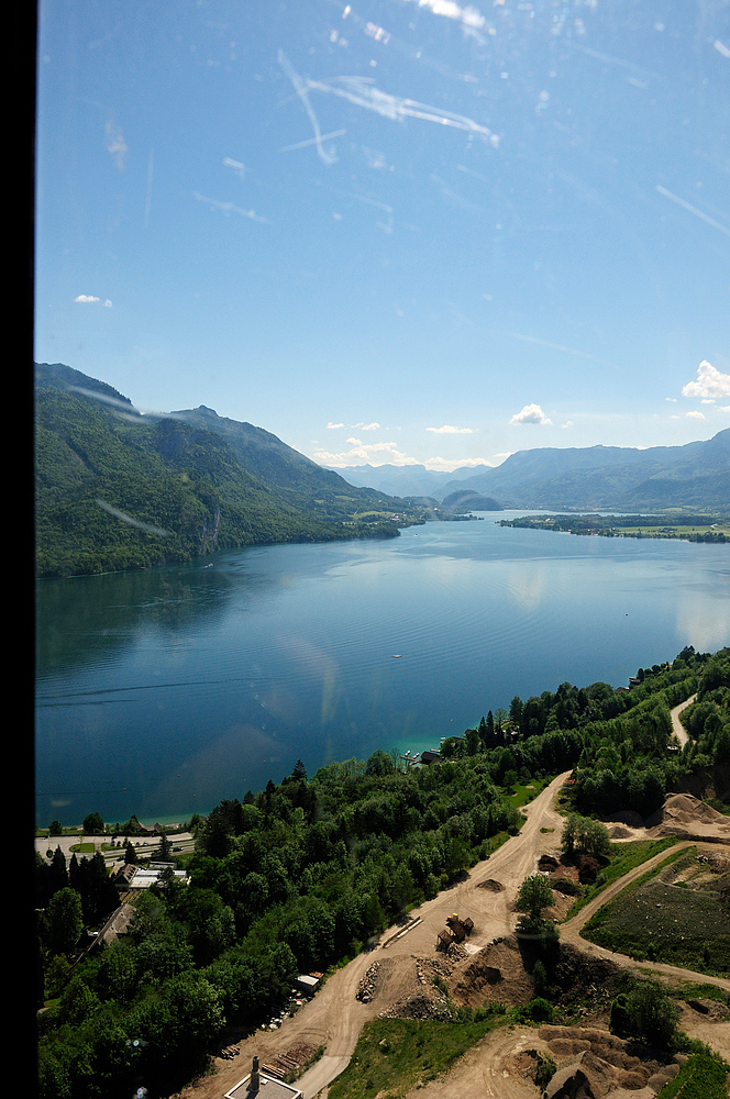 Mit der Seilbahn auf das Zwölferhorn 1522mtr im Salzkammergut