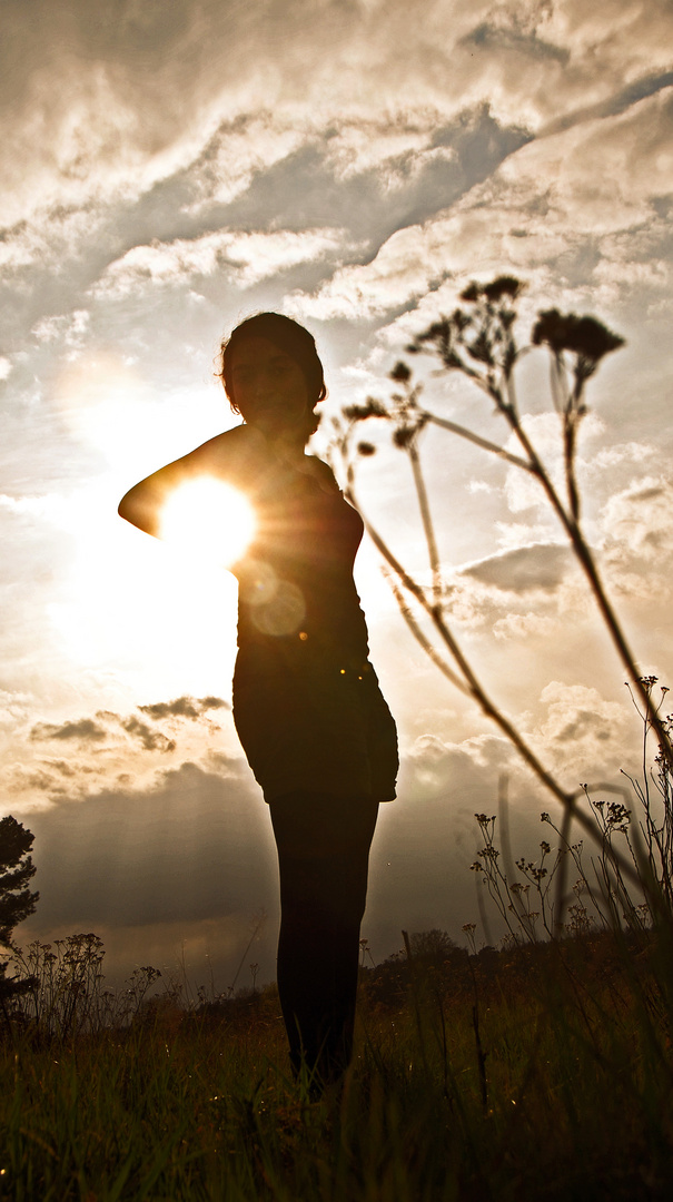 Mit der Sonne unterm Arm , bleibt dir immer warm .