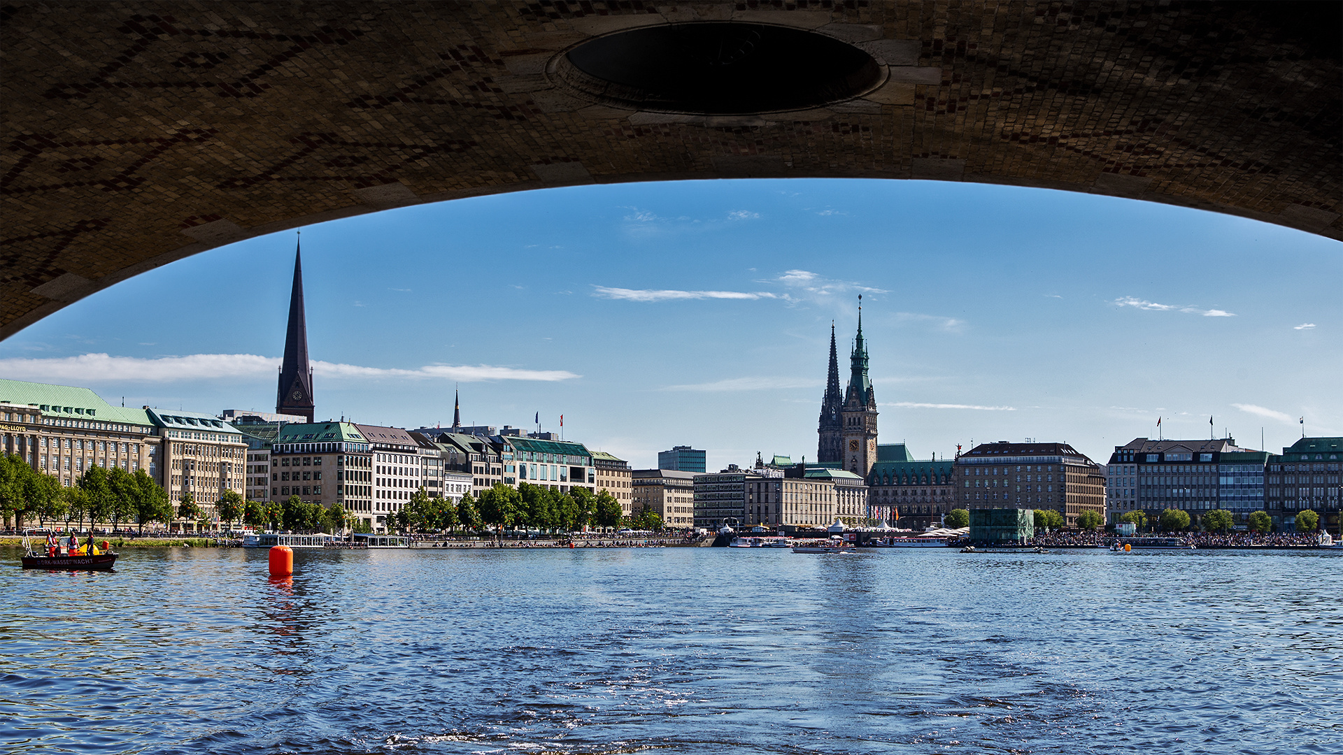 Mit der St.Georg auf der Alster