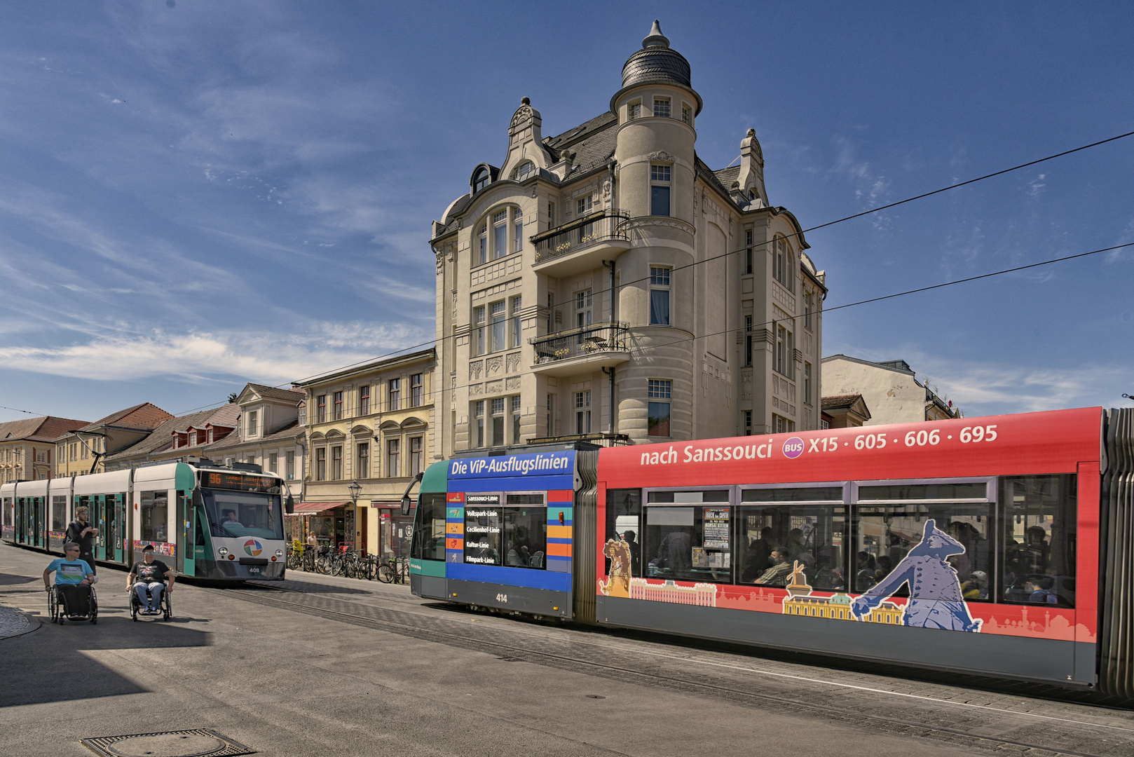 Mit der Straßenbahn durch Potsdam